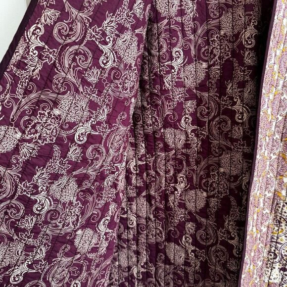 J. Jill Reversible Quilted Jacket in Almond Folklore Vine - Picture 8 of 8